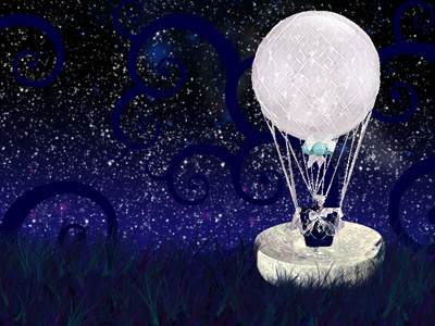 Picture of Moon Balloon Scene