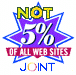 NOT 5% of all web
sites