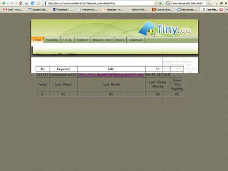 www.tiny.cc link tracking